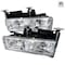 Spec-D Tuning 88-98 Chevrolet C10 Crystal Housing Headlights Chrome, LH-C1088-RS LH-C1088-RS - alternate 1